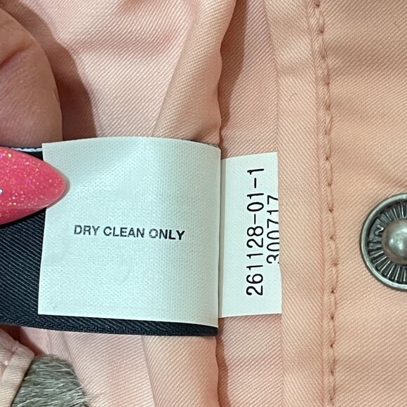 New Gap Reversible Vest Small Pink Faux Fur Full Zip - Picture 7 of 7